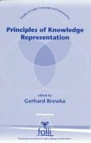 Principles of Knowledge Representation (Studies in Logic, Language, and Information)