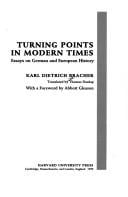 Turning points in modern times