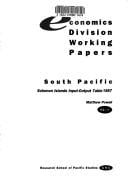 Macroeconometric model of Fiji