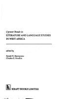 Current trends in literature and language studies in West Africa