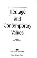 Heritage and contemporary values