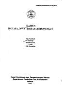 Kamus bahasa Jawa-bahasa Indonesia