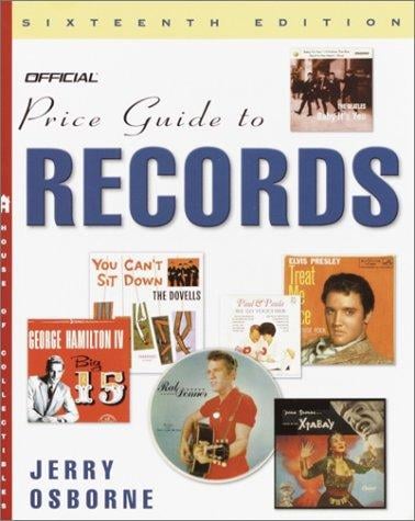 The Official Price Guide to Records, 16th Edition (Official Price Guide to Records)