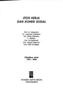 Etos kerja dan kohesi sosial