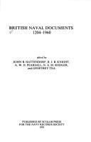 British Naval documents, 1204-1960