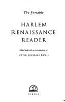The Portable Harlem Renaissance reader