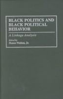 Black politics and Black political behavior