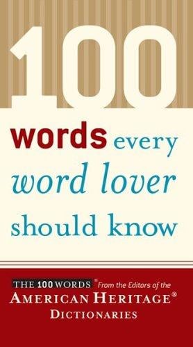 100 words every word lover should know