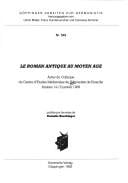 Le Roman antique au Moyen Age
