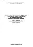 Socio-economic situation and development of the regions in the neighbouring countries of the community in Central and Eastern Europe