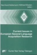 Current issues in European second language acquisition research