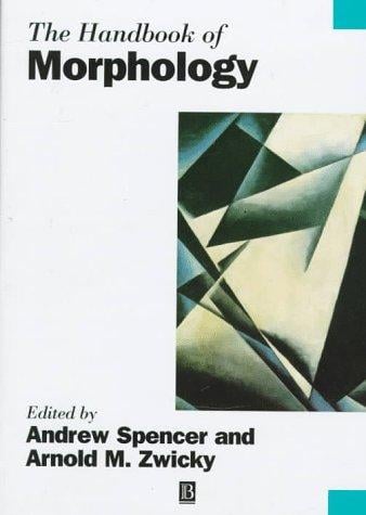 The handbook of morphology