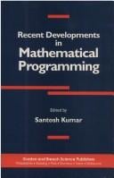 Recent developments in mathematical programming