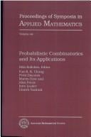 Probabilistic combinatorics and its applications