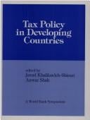 Tax policy in developing countries
