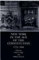 New York in the age of the Constitution, 1775-1800