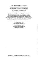 Dokumente der Wiedervereinigung Deutschlands