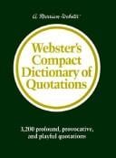 Webster's compact dictionary of quotations