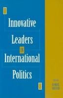 Innovative leaders in international politics