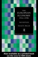 The European economy, 1914-1990