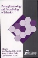 Psychopharmacology and psychobiology of ethnicity