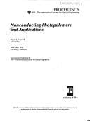 Nonconducting photopolymers and applications