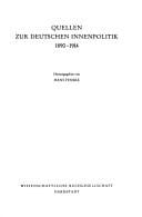 Quellen zur deutschen Innenpolitik 1890-1914