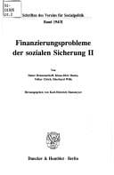 Finanzierungsprobleme der sozialen Sicherung