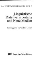 Linguistische Datenverarbeitung und neue Medien