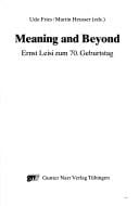 Meaning and beyond