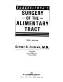 Shackelford's surgery of the alimentary tract