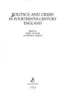 Politics and crisis in fourteenth-century England