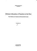 Efficient allocation of transfers to the poor