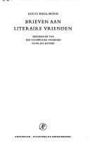 Brieven aan literaire vrienden