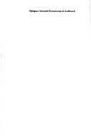 Religion/Umwelt-Forschung im Aufbruch