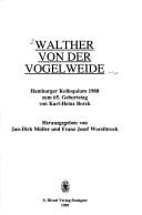 Walther von der Vogelweide