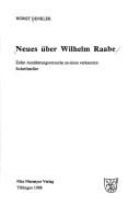 Neues über Wilhelm Raabe