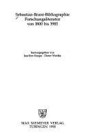 Sebastian-Brant-Bibliographie