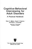 Cognitive-behavioral interviewing for adult disorders
