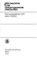DDR-Geschichte in der Übergangsperiode (1945 bis 1961)