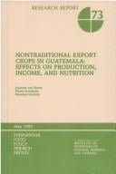 Nontraditional export crops in Guatemala