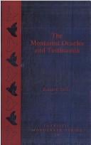 The Montanist oracles and testimonia