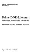 Frühe DDR-Literatur