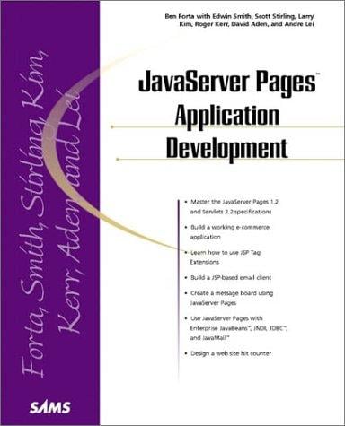 JavaServer pages application development