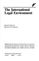 The International Legal Environment (The Collected Research Studies, Vol. 52)