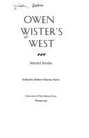 Owen Wister's West