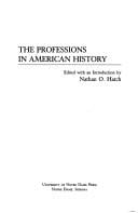 The Professions in American history