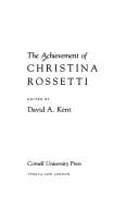 The Achievement of Christina Rossetti