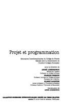 Projet et programmation