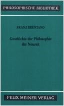 Geschichte der Philosophie der Neuzeit